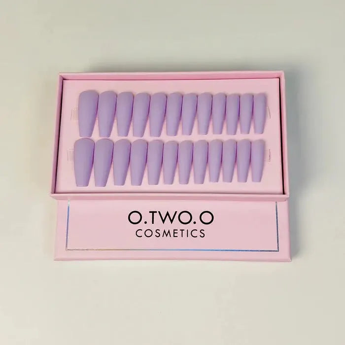 O.TWO.O Magenta Nail Art 24 Pcs