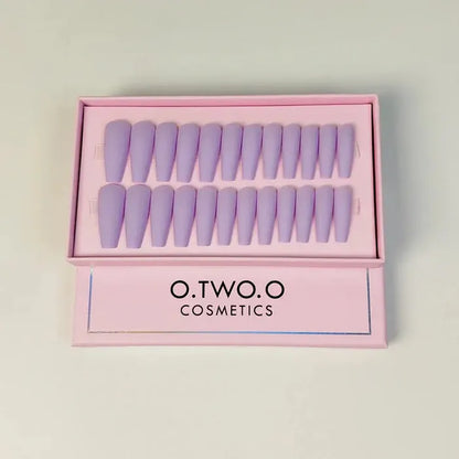 O.TWO.O Magenta Nail Art 24 Pcs