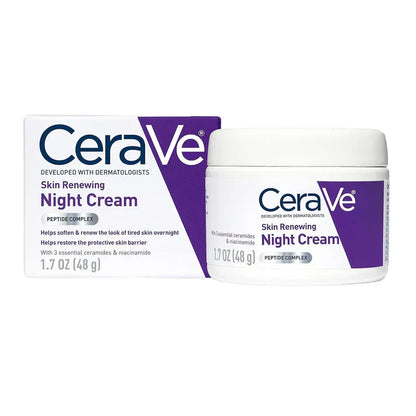 CeraVe 4-in-1 Skincare Kit: Night Cream, Sunblock, Cleanser & Serum