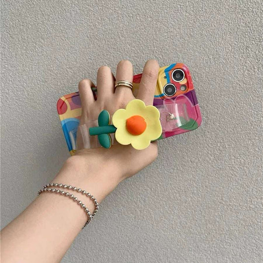 Small Yellow Flower Case For Iphone Small Yellow Flower Case & Straps 14 Long Cross Body